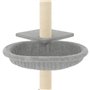 vidaXL Arbre à chat avec griffoirs en sisal gris clair 72 cm