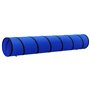 vidaXL Tunnel pour chien bleu Ø 50x300 cm polyester