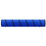 vidaXL Tunnel pour chien bleu Ø 50x300 cm polyester