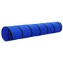 vidaXL Tunnel pour chien bleu Ø 50x300 cm polyester