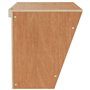 vidaXL Mangeoire à foin pour lapins 37x18,5x23 cm bois massif sapin