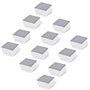 vidaXL Lampes LED enterrées 12 pcs 100x100x68 mm