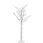 vidaXL Sapin de Noël 120 LED blanc chaud Saule 1,2 m Int/Ext