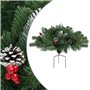 vidaXL Sapin de Noël artificiel d'allée Vert 40 cm PVC