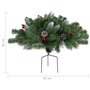 vidaXL Sapin de Noël artificiel d'allée Vert 40 cm PVC