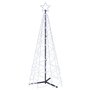 vidaXL Arbre de Noël cône 200 LED Blanc froid 70x180 cm