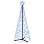 vidaXL Arbre de Noël cône 200 LED Bleues 70x180 cm