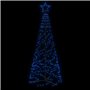 vidaXL Arbre de Noël cône 200 LED Bleues 70x180 cm