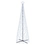 vidaXL Arbre de Noël cône 500 LED Blanc froid 100x300 cm