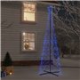 vidaXL Arbre de Noël cône 500 LED Bleues 100x300 cm