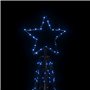 vidaXL Arbre de Noël cône 500 LED Bleues 100x300 cm