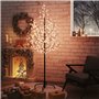 vidaXL Arbre à LED fleur de cerisier 200 LED Blanc chaud 180 cm