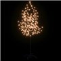 vidaXL Arbre à LED fleur de cerisier 200 LED Blanc chaud 180 cm