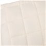 vidaXL Couverture lestée Crème clair 138x200 cm 6 kg Tissu