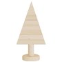 vidaXL Arbres de Noël en bois pour décoration 2 pcs 30 cm pin massif