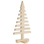 vidaXL Arbre de Noël en bois pour décoration 60 cm bois massif de pin