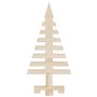 vidaXL Arbre de Noël en bois pour décoration 60 cm bois massif de pin