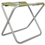 Esschert Design Sac et tabouret à outils de jardin Gris GT85