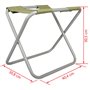 Esschert Design Sac et tabouret à outils de jardin Gris GT85