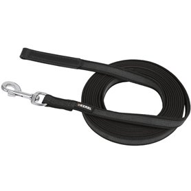 Kerbl Laisse pour chiens 5 m Caoutchouc Noir 81044