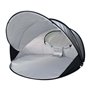 DERYAN Tente de plage escamotable XXL 155x133x95 cm Argenté