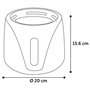 FLAMINGO Distributeur d'eau automatique pour animaux Adriana 2 L Noir