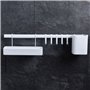 Excellent Houseware Organisateur de cuisine 8 pcs Noir