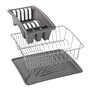 Metaltex Égouttoir à vaisselle Aquatex Plus Gris