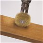 wolfcraft Brosse à grain de bois 80 mm Jaune