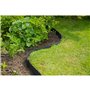 Nature Ensemble de bordure de jardin H15 cm x 10 m avec piquet noir