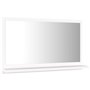 vidaXL Miroir de salle de bain Blanc 60x10,5x37 cm Bois dingénierie