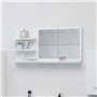 vidaXL Miroir de salle de bain blanc 90x10
