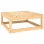 vidaXL Repose-pied de jardin 70x70x30 cm bois de pin solide