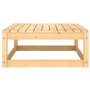 vidaXL Repose-pied de jardin 70x70x30 cm bois de pin solide