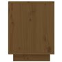 vidaXL Armoire à chaussures Marron miel 60x34x45 cm Bois de pin massif