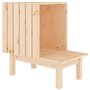 vidaXL Maison pour chat 60x36x60 cm Bois de pin massif