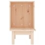 vidaXL Maison pour chat 60x36x60 cm Bois de pin massif