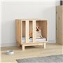 vidaXL Niche pour chien 50x40x52 cm Bois de pin massif