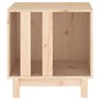 vidaXL Niche pour chien 50x40x52 cm Bois de pin massif