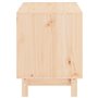 vidaXL Niche pour chien 50x40x52 cm Bois de pin massif