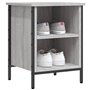 vidaXL Armoire à chaussures sonoma gris 38x35x50 cm bois d'ingénierie