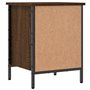 vidaXL Armoire à chaussures chêne marron 38x35x50 cm bois d'ingénierie