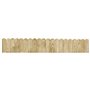 vidaXL Rouleaux de bordure 2 pcs 120 cm Bois de pin imprégné