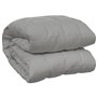 vidaXL Couverture lestée Gris 152x203 cm 11 kg Tissu