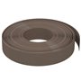 vidaXL Bordures de jardin 2 pcs marron 10 m 10 cm polyéthylène