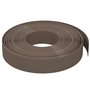 vidaXL Bordures de jardin 3 pcs marron 10 m 10 cm polyéthylène