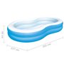 Bestway Piscine familiale Big Lagoon 262x157x46 cm