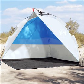 vidaXL Tente de plage bleu azuré libération rapide imperméable