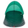 vidaXL Tente de plage vert d'eau escamotable imperméable