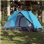 vidaXL Tente de camping à dôme 2 personnes bleu libération rapide